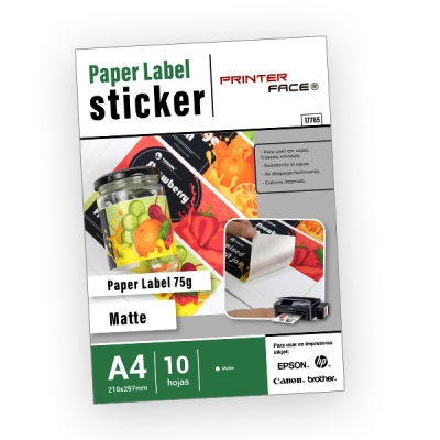 Paper Label Sticker Matte