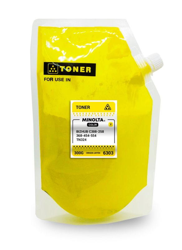 Toner Km Bizhub C258 300Gr Y