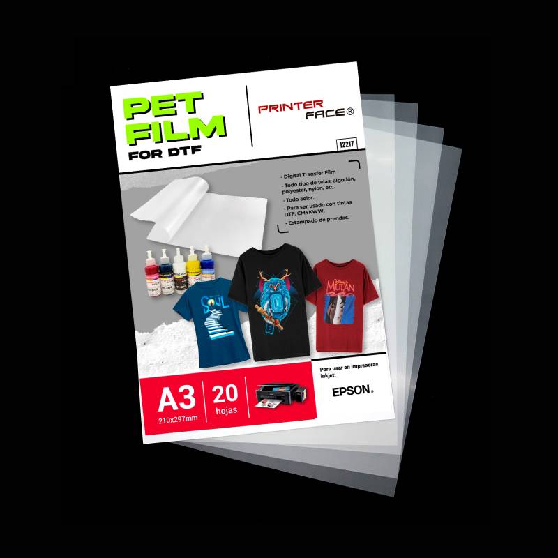 Pet Film Dtf - A3 X50 Hojas