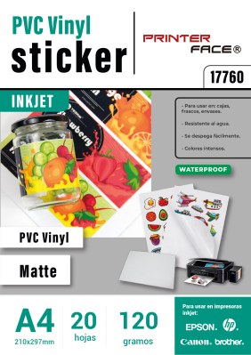 Pvc Vinyl Sticker Matte