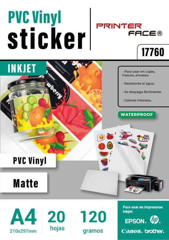 Pvc Vinyl Sticker Matte